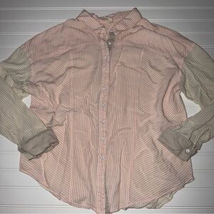 Free People button down shirt large